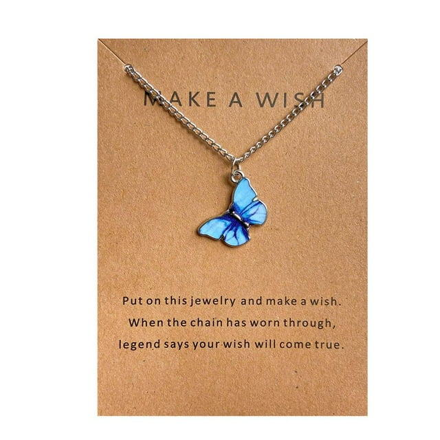 Butterfly Necklace - Stylish & Colorful Jewelry Gift Idea