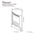 thumbnail image 4 of Poêle d'angle Trevor de Paramount avec bûches, 4 of 4