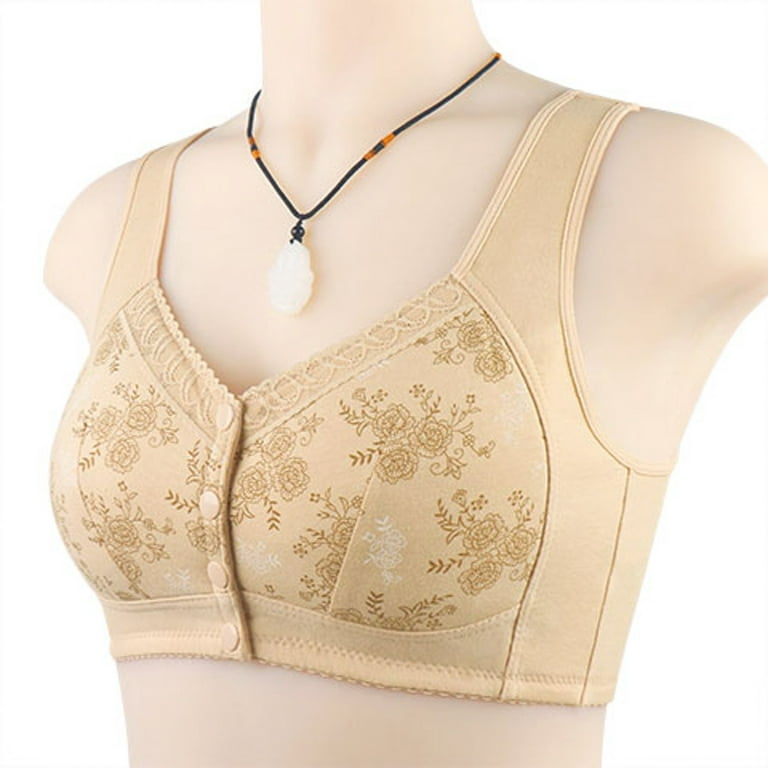 Women Casual Sexy Lace Front Buckle Underwear Without Rims Vest