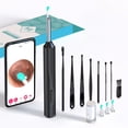 thumbnail image 1 of 8 PCS 1080P Wireless Ear Endoscope Ear Cleaning Tool Black 8-pack, 1 of 5