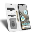 thumbnail image 7 of Nalacover for Google Pixel 7 6.3 inch Wallet Case,Luxury 360 Protection PU Leather Anti-Scratch Hidden Magnetic Closure Flip Folio Kickstand Credit Card Slots Shockproof Phone Cover,White, 7 of 7