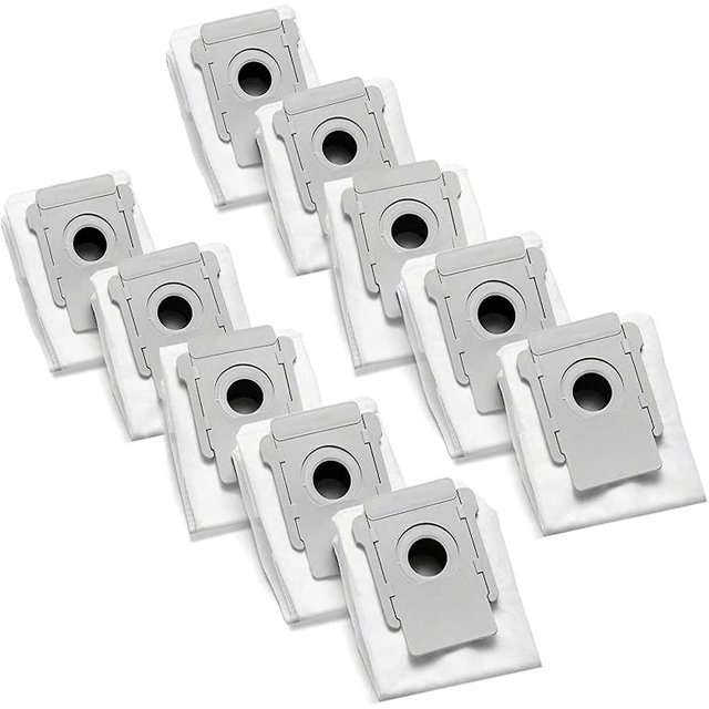 Paquete de 10 bolsas desechables para polvo, bolsas de repuesto para aspiradora Irobot I7 I7+ Plus, I3 I3+ Plus, S9 S9+ Plus, E5 E6 E7, bolsas para polvo para la mayoría de las lim