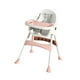 thumbnail image 1 of Silla Alta para Bebé Baoblaze Silla de Comedor Infantil Plegable Rosa, 1 of 8