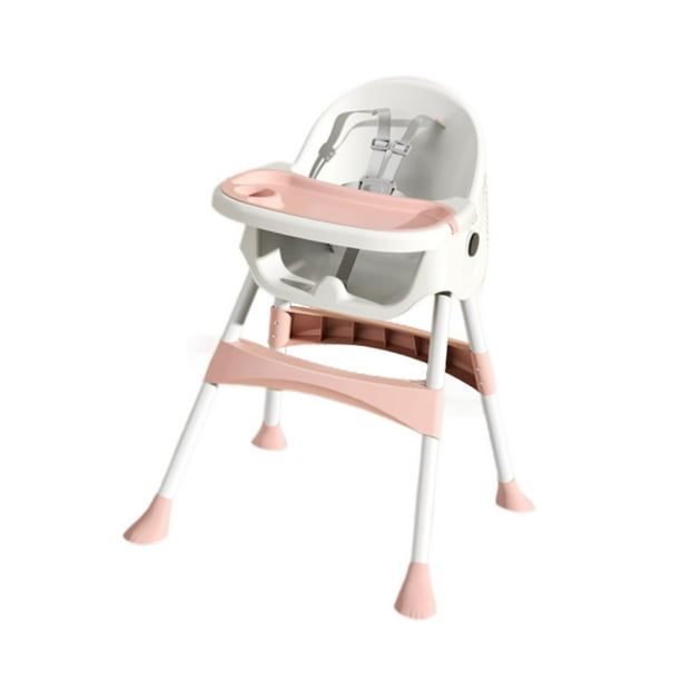 Silla Alta para Bebé Baoblaze Silla de Comedor Infantil Plegable Rosa
