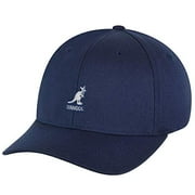 KANGOL Wool Flexfit Baseball Cap, Dark Blue, L-XL