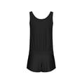thumbnail image 5 of Iugvhana Modest Tankini Swimsuits for Women Two Piece Tummy Control Bathing Suits Blouson Tank Tops with Shorts Athletic Swimwear with Pocket Black M, 5 of 7