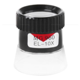 thumbnail image 1 of 10x Loupe Cylindrique Noire Transparente Portable, Mini Loupe de Bureau Anti-Contrefaçon M01, 1 of 5