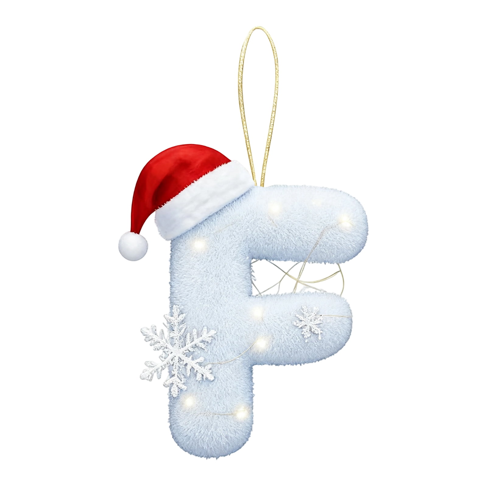 26 Letter Christmas Tree Hanging Pendant, 3.14Inch 2D Acrylic Christmas Letters Ornaments, A to Z Ornament Letters Decorative Hanging Xmas Letters for Christmas Tree DIY Craft Xmas Ornaments