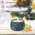 thumbnail image 6 of OSHINE Christmas Candles Scented Candles Gift Set 4-PACK Aromatherapy Candle 100% Natural Soy Wax 4.4 oz 100 hours for Halloween Mother's day Valentine's Day Birthday Gift Women Stress Relief, 6 of 7