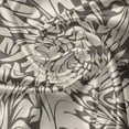 thumbnail image 7 of Ambesonne Vintage Leaves Valance & Curtain, Curved Leaf Pattern, 55"x30", Taupe and Champagne, 7 of 7