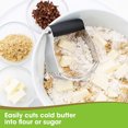 thumbnail image 4 of Simple Craft Pastry Cutter For Baking - Stainless Steel Pastry Blender Tool With Comfortable Grip Handle - Heavy Duty Dough Cutters & Dough Blender For Mixing Butter, Flour, and More, 4 of 5