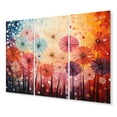 thumbnail image 2 of Designart "Colorful Fireworks Charm Pointillism III" Fireworks Wall Art Prints Set, 2 of 5