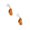 Orange 2Packs, variant on Chicken Leg Chicken Wing Model Pendant Interesting Chicken Rice Krispies French Fries Food Play Key Chain Hanging Decoration Chicken Leg 2PCS,One Size,Silver