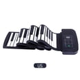 thumbnail image 2 of Piano Digital Enrollable De 88 Teclas, Instrumento De Música Electrónica Portátil, Teclado De Piano De Silicona sonducket  EL013417-02, 2 of 5