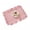 Pink, variant on Ruffle Edge Placemat Cotton Placemat with Ruffle Edge Soft Reusable Solid Color Plaid Table Mat for Home Kitchen Dining Table Decoration for Birthday