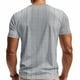 thumbnail image 3 of pstuiky camiseta de hombre, Camisa de manga corta con cuello en V y ventilación con botones de color liso para hombre camisetas de hombre l, 3 of 7