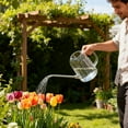 thumbnail image 4 of Stainless Steel Spout Long Spout Watering Can with 2L Clear Measurement Markings, Indoor Outdoor Watering Can for Houseplants, Flowers and Gardens, 4 of 5