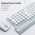 thumbnail image 3 of 2.4G Teclado y mouse Combo Operación silenciosa Modo de reposo automático Botones multifun Abanopi Combo, 3 of 4