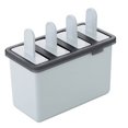 thumbnail image 1 of Coofit Ice Cream Mold Creative 4-Cavity Plastic Ice Pop Mold Ice Cube Mold for Kitchen, 1 of 10