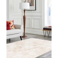thumbnail image 3 of Rugs.com Aurora Collection Rug – 8' x 10' Oval Sand Low Rug Perfect For Living Rooms, Large Dining Rooms, Open Floorplans, 3 of 5