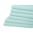 thumbnail image 1 of Bamboo Comfort 1300QNAQ 6 Piece Solid Sheet Set, Aqua - Queen, 1 of 1