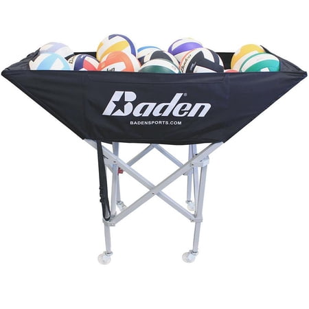 Perfection Hammock Volleyball Cart-Holds 30+ Balls- Baden