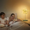 thumbnail image 3 of Fankiway Led Decorative Lamp Small Table Lamp Modeling Lamp Diy Rattan Star Night Light, 3 of 9