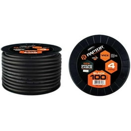 QuickCar Power Cable 4 Gauge Black 125' Roll QuickCar Power Cable 4 Gauge Black 125' Roll