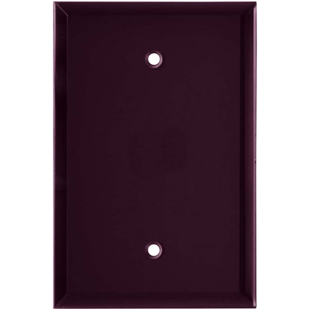 Glass Mirror Purple Blank Wall Plates