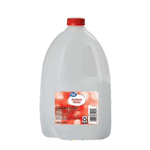Great Value Distilled Water, 1 Gallon