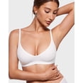 thumbnail image 2 of Bralette INLYRIC Sin Relleno Suave Escote Redondo Blanco Mediano, 2 of 5