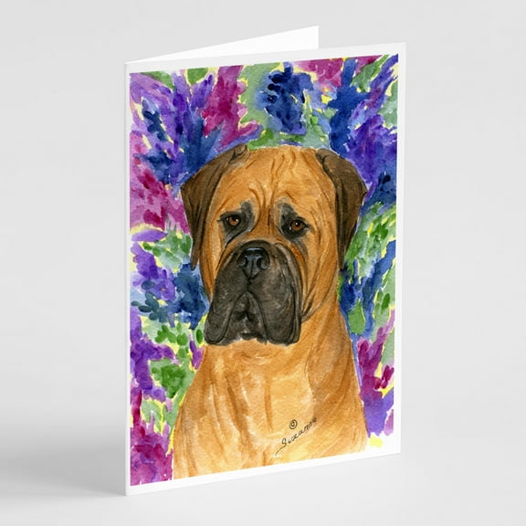 Bullmastiff Greeting Cards and Envelopes Pack of 8