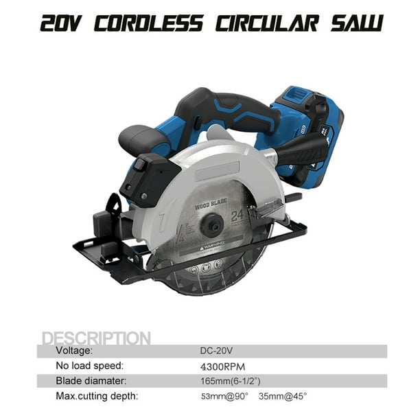 Macallister cordless circular saw hot sale