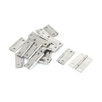 Uxcell 20Pcs Cupboard Furniture Furniture Hardware Gate Folding Door Hinges 1.5" Stainless Steel