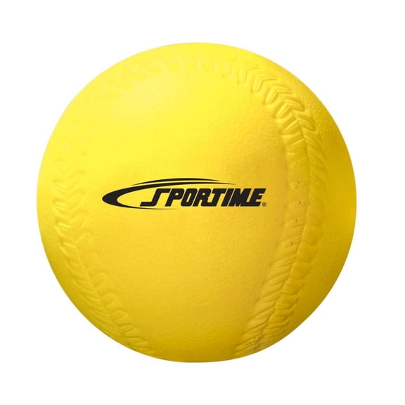 Sportime Coated Foam Ball, Yellow, Multiple Types