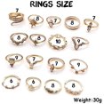 thumbnail image 2 of RINHOO FRIENDSHIP 10PCS Bohemian Retro Vintage Crystal Joint Knuckle Ring Sets Finger Rings, 2 of 7