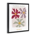 thumbnail image 2 of Stupell Industries Eclectic Muted Dublin Flower Market Black Floating Frame Canvas Art, 17 x 21, by Lucille Price, 2 of 8