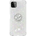 thumbnail image 2 of case for Samsung Galaxy A22 5G Case (Not 4G),Creativity Clear Quicksand Glitter Flowing Liquid Floating Soft TPU Case w/Stand Bling Diamond Sparkle Phone Cover for Samsung Galaxy A22 5G  Colorful, 2 of 14