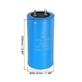 thumbnail image 2 of Uxcell Motor Start Capacitor, 450uf 300V CD60 Running Capacitor Starting Capacitor for Air Conditioners, Electric Motor Starts Running, 2 of 5