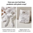 thumbnail image 3 of Vwrxbz Wall Mounted Plastic Wrap Dispenser Storage Box with Sink Strainer Filters, 3 of 8
