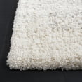 thumbnail image 3 of SAFAVIEH Fontana Shag Damhan Diamond Plush Runner Rug, Ivory/Grey, 2'3" x 8', 3 of 8