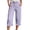 Light Purple, variant on Capri Pants for Women Lightweight Breathable Lightweight Elastic Waist Relaxed Fit Straight Leg Capris with Pockets