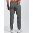 thumbnail image 5 of PINSPARK Mens Joggers with Zipper Pockets Lightweight Athletic Track Pants Quick Dry Workout Gym Sweatpants for Men, 5 of 7