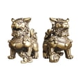 thumbnail image 1 of Estatuilla de león Baoblaze Feng Shui Decoración Mini Estilo chino, 1 of 8