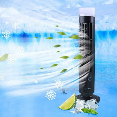 

Cglfd Tower Fan Desktop Charging Leafless Fan USB Mini Portable Night Light Handheld Conditioning Fan