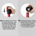 thumbnail image 4 of FLINT- High Quality Bottle Opener Made Of Plastic & Stainless Steel 0.3 Oz, 4 of 5
