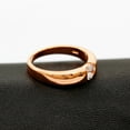 thumbnail image 4 of Uloveido Rose Gold Plated Round CZ Engagement Ring Wedding Band Unique Fashion Promise Jewelry for Men J002 (Male, Size 9), 4 of 7