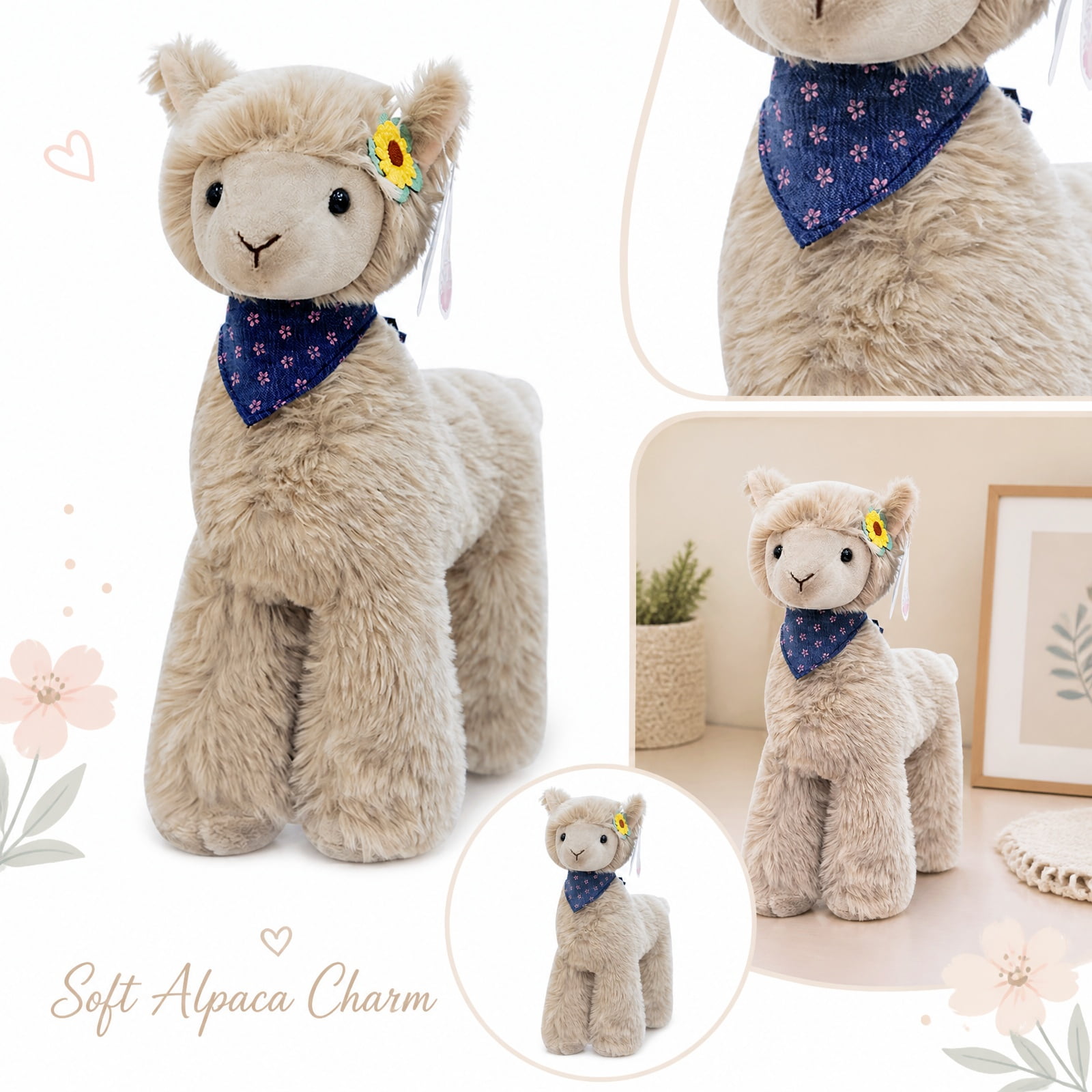 Clearance! Stuffed Animal Beige Doll - Soft for Kids, Great Stuffed Animals for Girls, Baby Toys for Nursery and Bedroom.