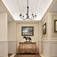 thumbnail image 6 of Livex Lighting Heritage Chandelier in Black, 6 of 12
