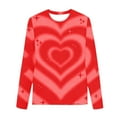 thumbnail image 4 of DxhmoneyHX Valentines Day Sweatshirt Boys Girls Love Heart Graphic Outfit Long Sleeve Tops for Kids 3-14 Years, 4 of 4